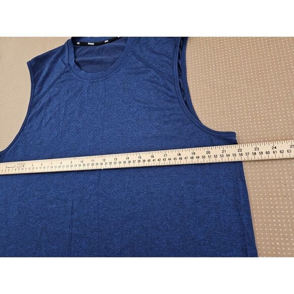 Rhone Swift Performance Tank Top Mens XL Running Sleeveless Shirt Navy Blue - Picture 6 of 9